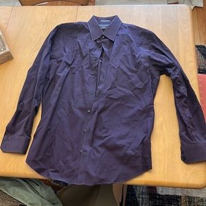 Mens calibrate trim fit dress shirt 16 1/2 34-35